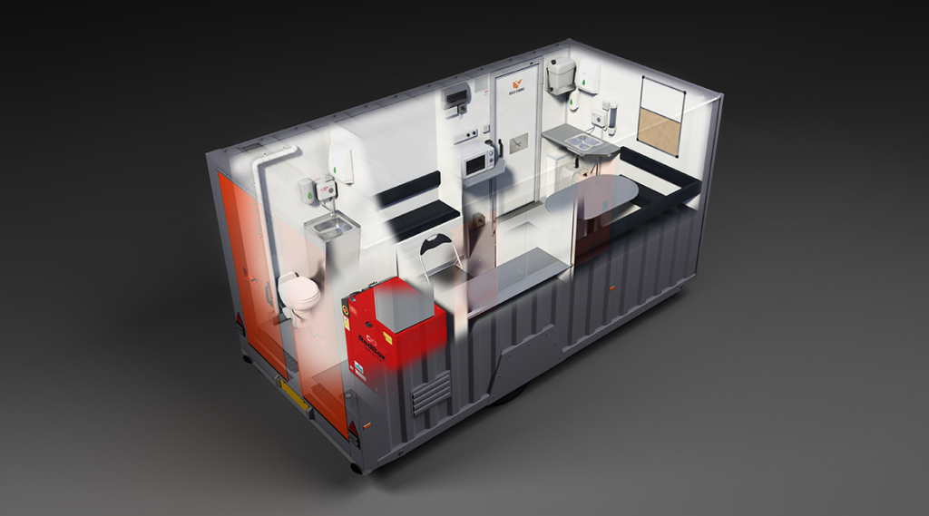 ACE Welfare Units: 16ft Canteen & Office Space 